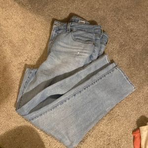 Old Navy OG straight high rise jeans, size 12